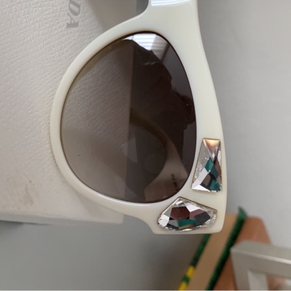 NIB Authentic Prada  Sunglasses with Gem Accents - Picture 5 of 11